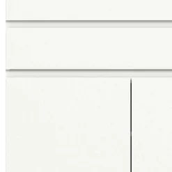 Funktioneller Schuhschrank mit zwei Türen & Klappe - Suad