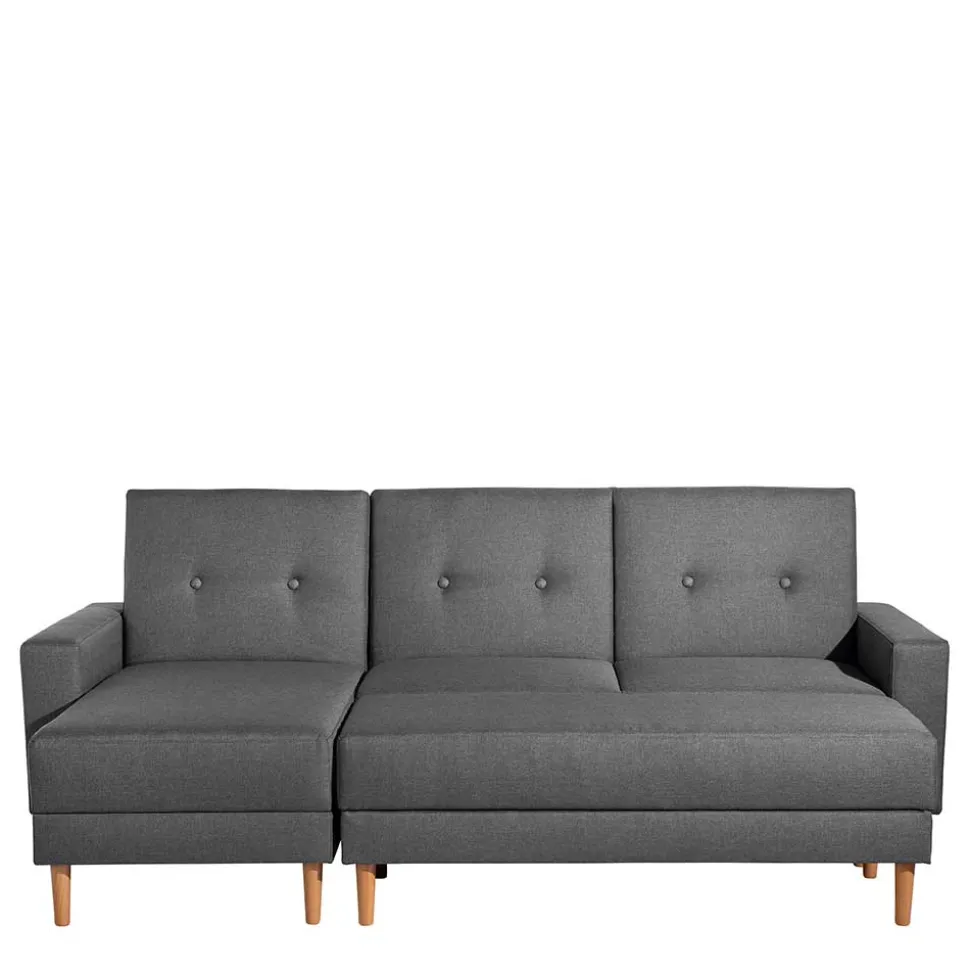 Funktionelles Ecksofa in Dunkelgrau - Kalastania (zweiteilig)