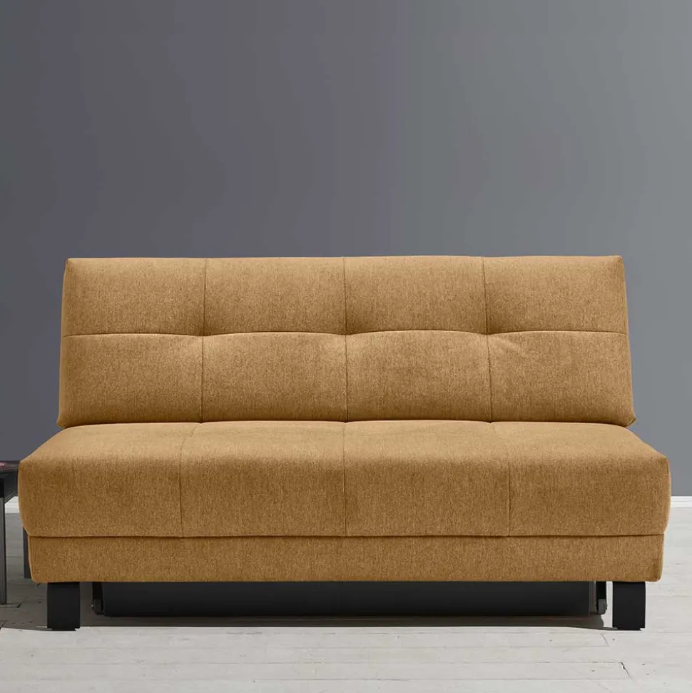 Funktionelles Schlafsofa in Gelb - Yudikus