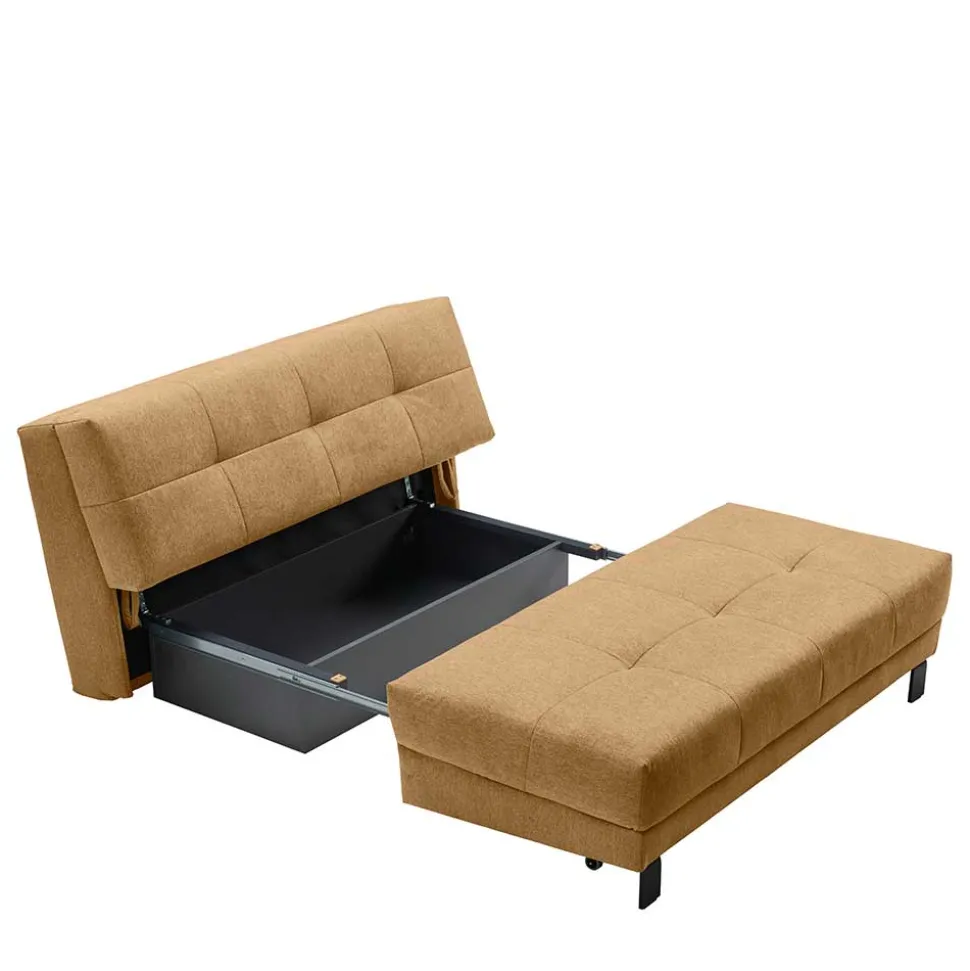 Funktionelles Schlafsofa in Gelb - Yudikus