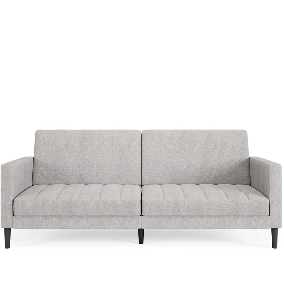 Funktionscouch in Hellgrau und Schwarz - Logion