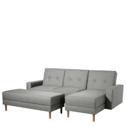 Funktionsecke in Hellgrau mit Erle - Manoja (zweiteilig)