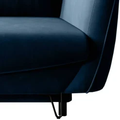 Funktionssofa in Dunkelblau Stoff - Berenice