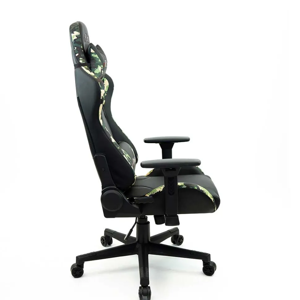Gamer Drehstuhl in Schwarz & Camouflage - Babeny