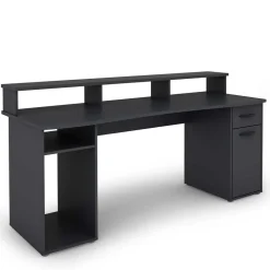 Gaming Computer Schreibtisch in Anthrazit - Nikolan