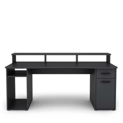 Gaming Computer Schreibtisch in Anthrazit - Nikolan