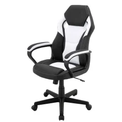 Gaming Computerstuhl in Schwarz Weiß - Bajan