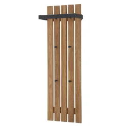 Garderobe aus Eichenholz und Metall - Gangizo