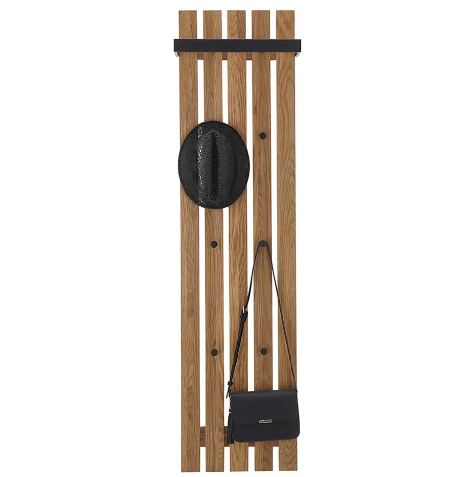 Garderobe aus Eichenholz und Metall - Gangizo