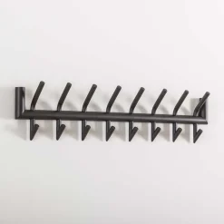 Garderobe Hakenleiste aus Metall Rundrohr - Quoterra