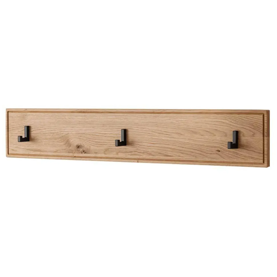 Garderobe Hakenleiste aus Asteiche Massivholz - Zonga