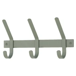 Garderobe Hakenleiste in Graugrün - Soreca