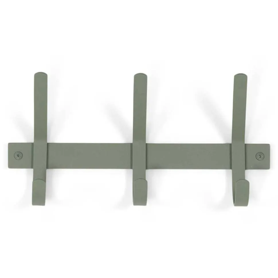 Garderobe Hakenleiste in Graugrün - Soreca