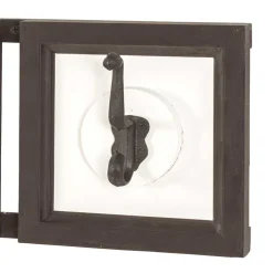 Garderobe in Dunkelbraun & Weiß - Scontira