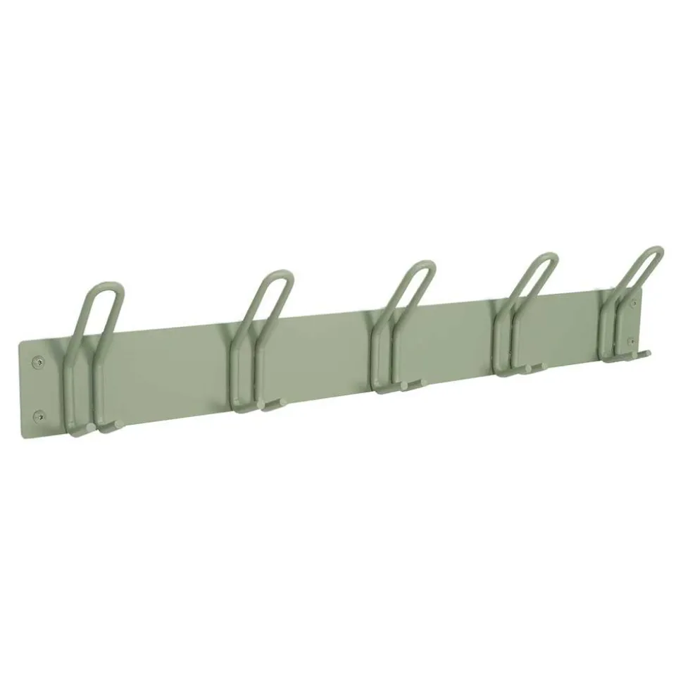 Garderobe in Graugrün pulverbeschichtet - Mecia