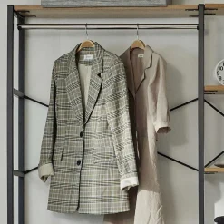 Garderobe mit 5 Fächern & Stange - Jaruneda