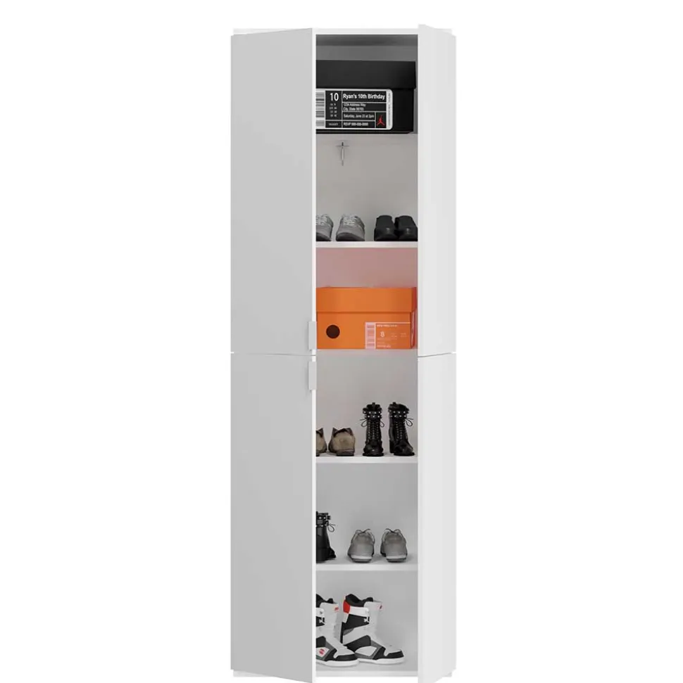 Garderoben Block mit Stange 152 cm breit - Ejulia (dreiteilig)