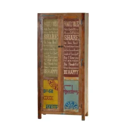 Garderoben Kombination Creek im Vintage Look (sechsteilig)