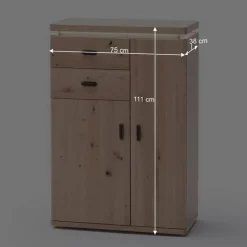 Garderoben Möbel Kombi mit LED - Arkadiuz (vierteilig)