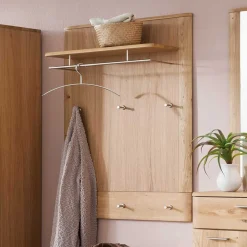 Garderoben Paneel aus Balkeneiche - Mabasa