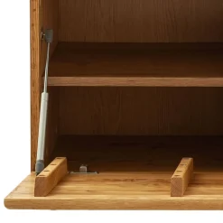 Garderobenbank aus Balkeneiche Massivholz - Robats