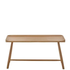 Garderobenbank aus massivem Eichenholz - Gangizo