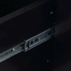 Garderobenbank Geskan in Schwarz