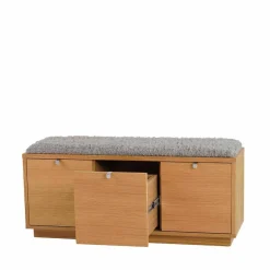 Garderobenbank Helvana mit Eiche furniert