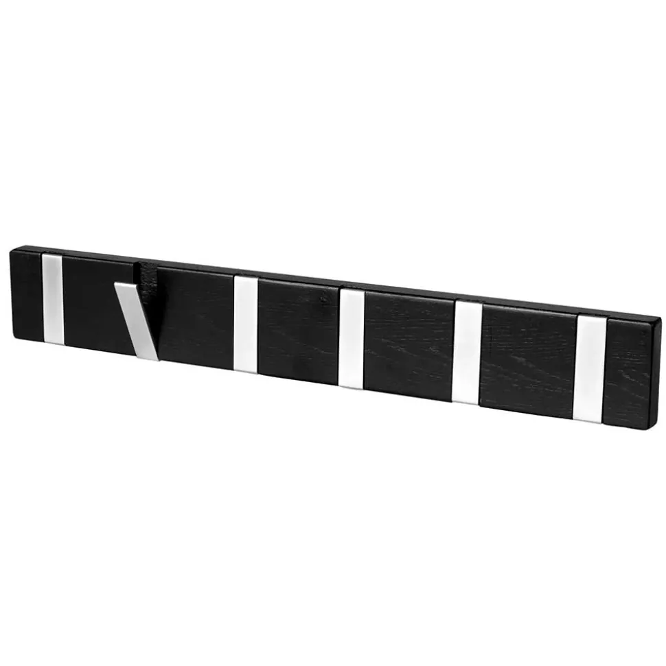 Garderobenleiste in Schwarz und Silber - Geskan