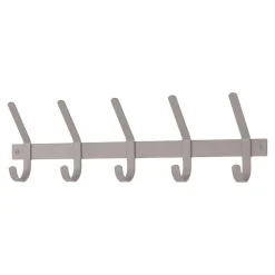 Garderobenleiste in Taupe pulverbeschichtet - Aadam