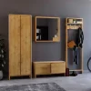 Garderobenmöbel Flureinrichtung Set - Etvina (vierteilig)