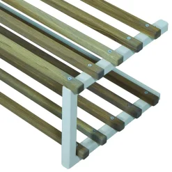 Garderobenmöbel in Weiß Natur - Marcios (zweiteilig)