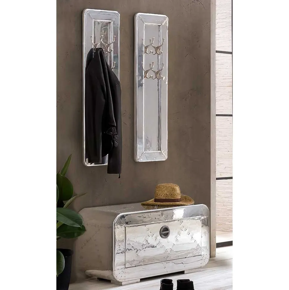 Garderobenmöbel Kombi aus Aluminium - Pilot (dreiteilig)