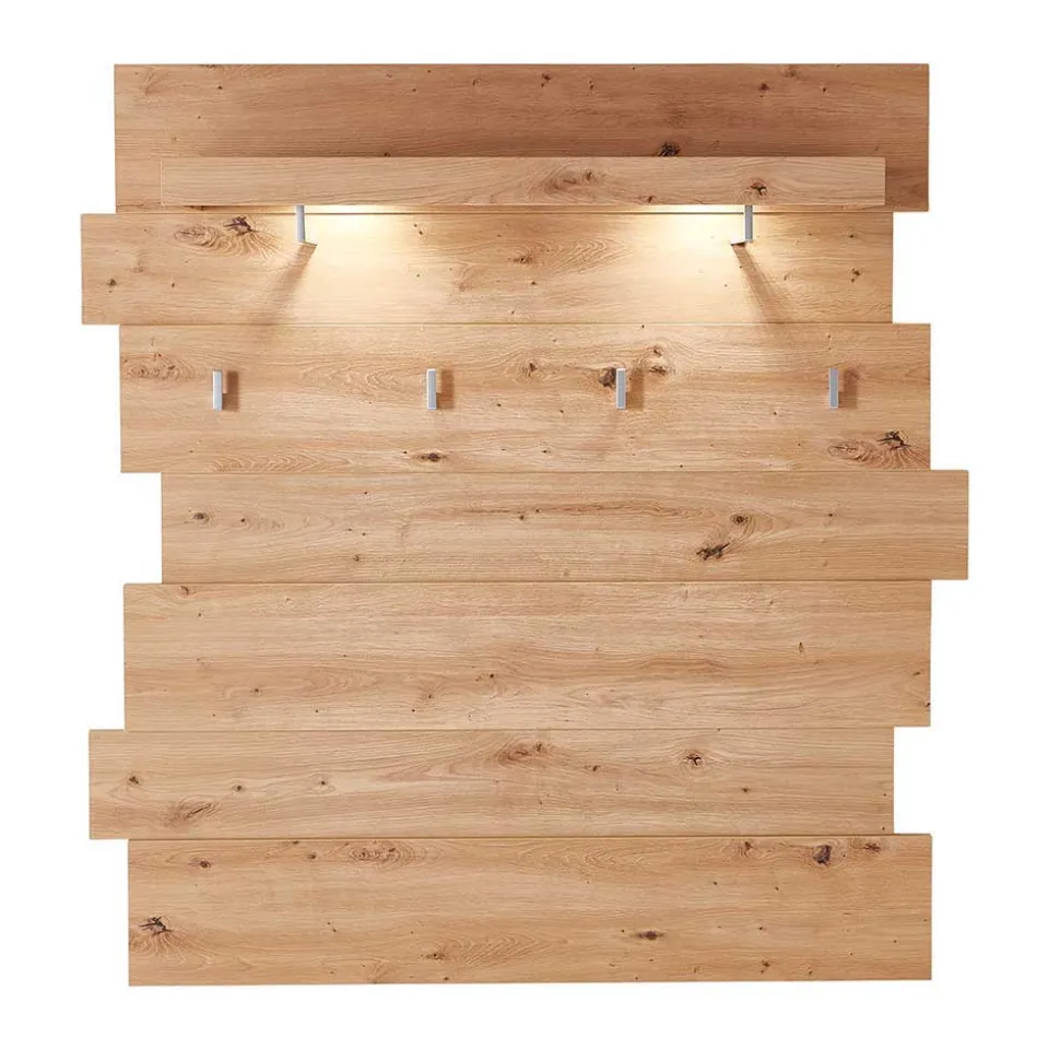 Garderobenmöbel Set mit LED Licht - Symbrosia (dreiteilig)