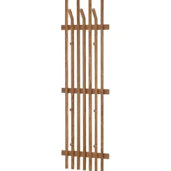 Garderobenpaneel aus Eichenholz Leisten - Gangizo