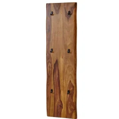 Garderobenpaneel massiv im rustikalen Stil - Elmin