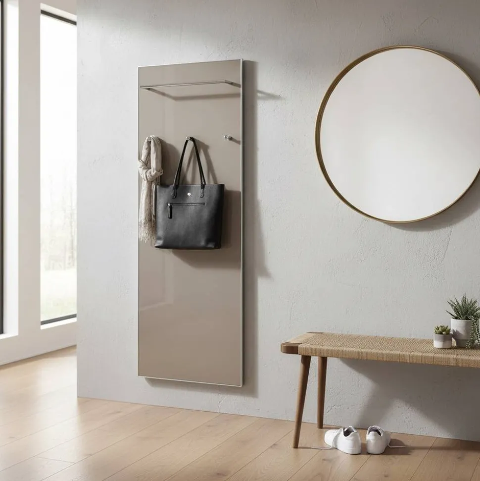 Garderobenpaneel Srocca in Taupe