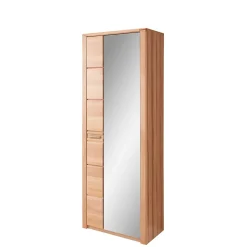 Garderobenschrank mit Spiegel in Kernbuche - Viktorion