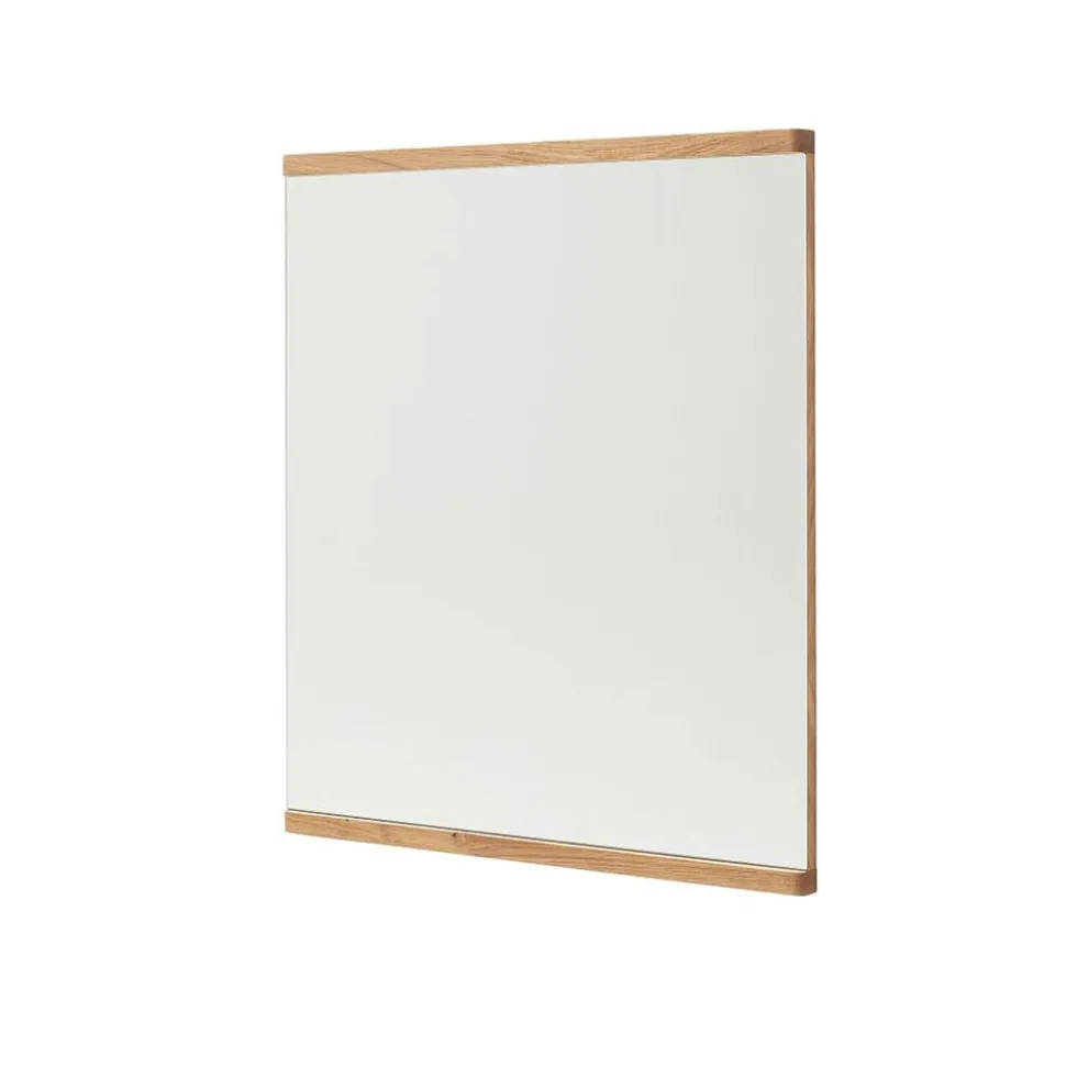 Garderobenspiegel aus Balkeneiche Massivholz - Manaus