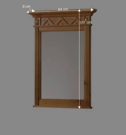 Garderobenspiegel Terezza aus Fichte Massivholz