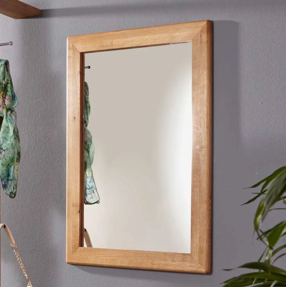 Garderobenspiegel Uvinessa aus Wildeiche Massivholz