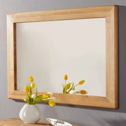 Garderobenspiegel Uvinessa aus Wildeiche Massivholz