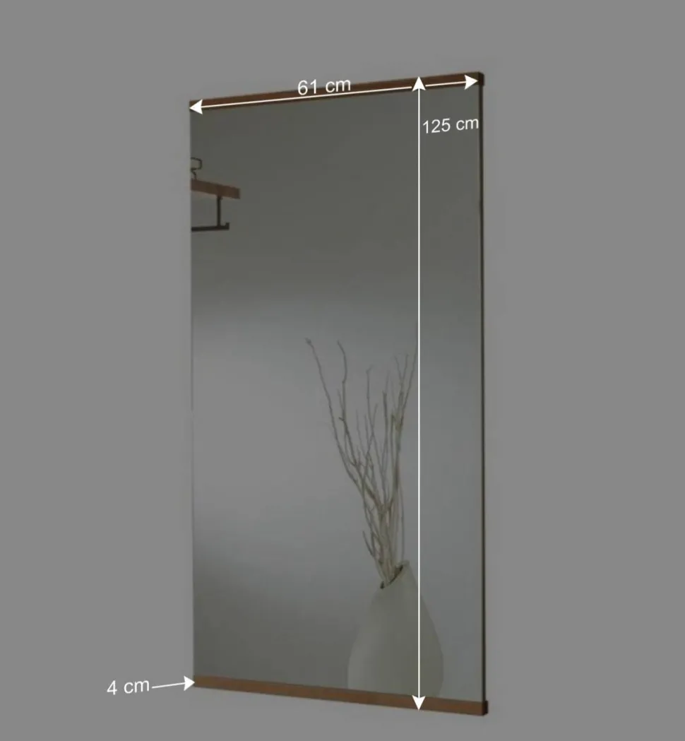 Garderobenspiegel Wislama aus Kernbuche Massivholz