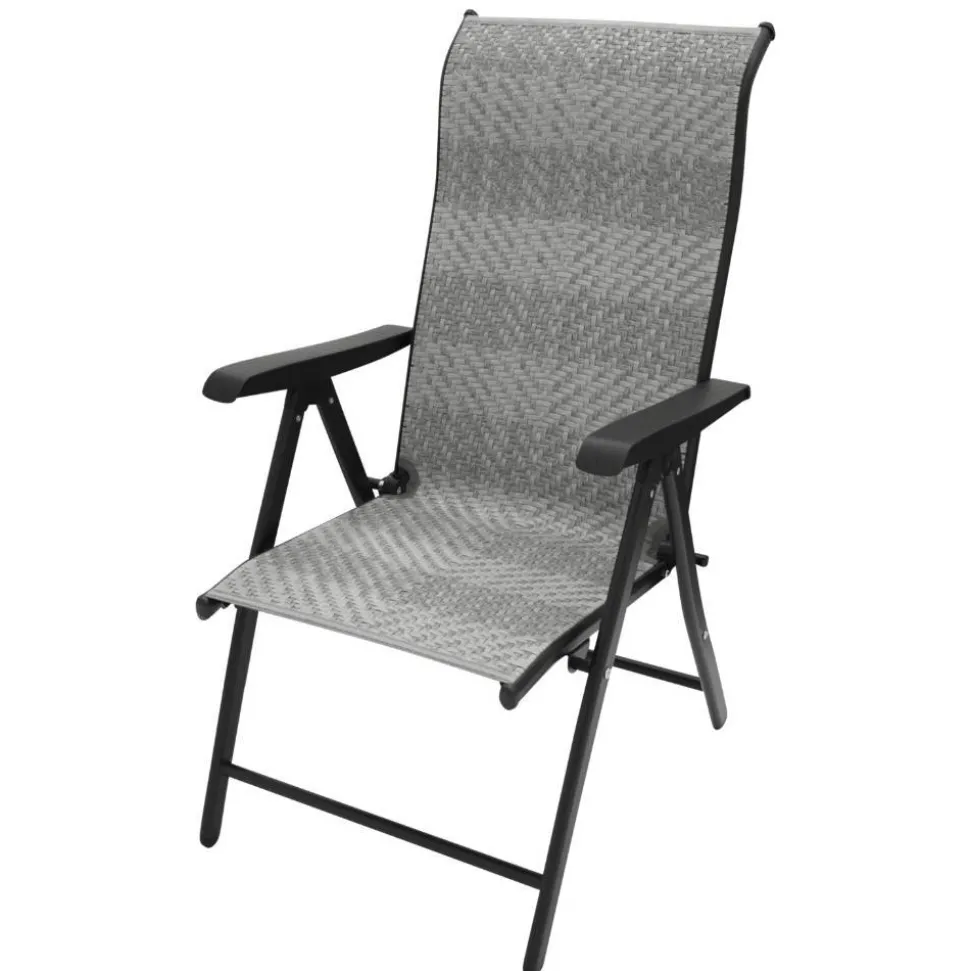 Garten Klappsessel Set in Grau - Adagios (2er Set)