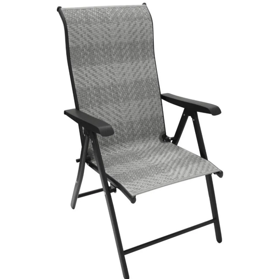 Garten Klappsessel Set in Grau - Adagios (2er Set)