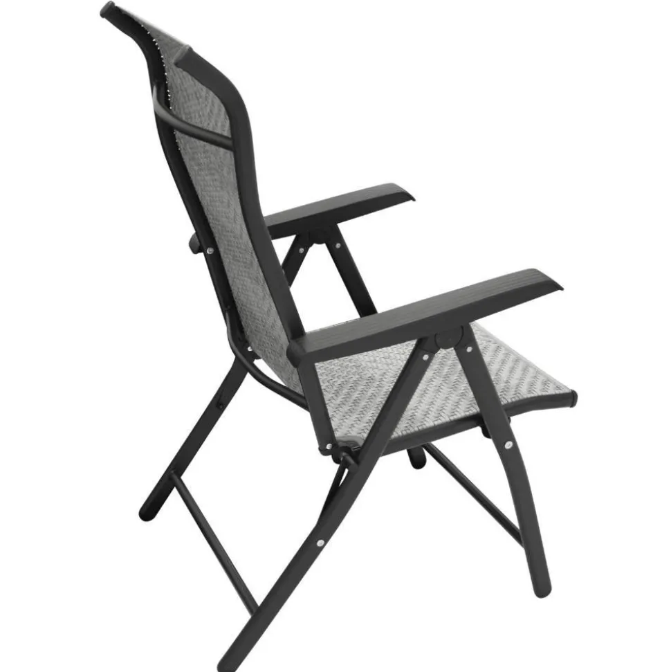 Garten Klappsessel Set in Grau - Adagios (2er Set)