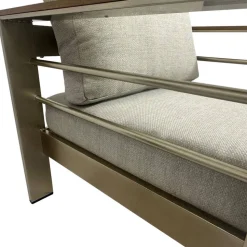 Garten Lounge-Garnitur in Grau - Georgi (vierteilig)