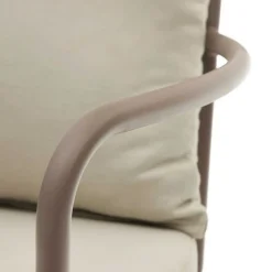 Garten Lounge-Sessel in Flieder aus Metall - Azalao