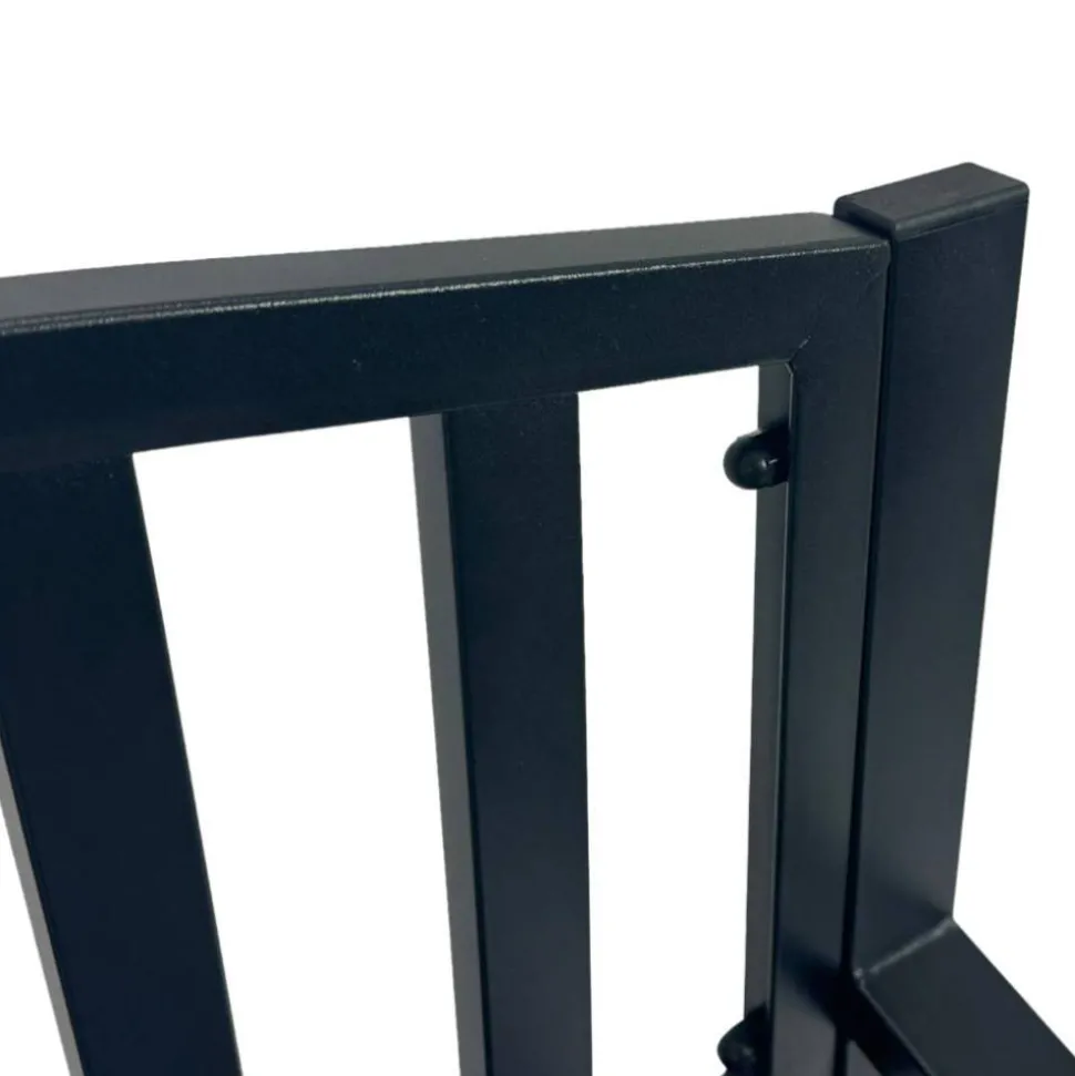 Garten Metallbank in Schwarz - Canpur