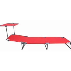 Garten Relaxliege - klappbar mit Dach - Vorena